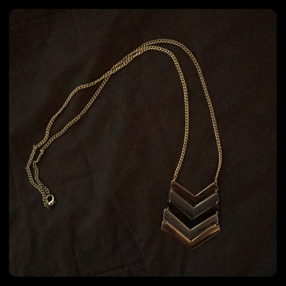 Long statement necklace